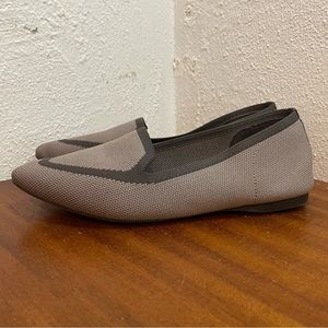 Birdies Women's Size 7 Pointed Toe C1648 Taupe Flats Shoes